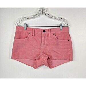 Carve Designs Women's Size 6 Pink Oahu Cord Cut Off Shorts 2 Inch Inseam NWOT